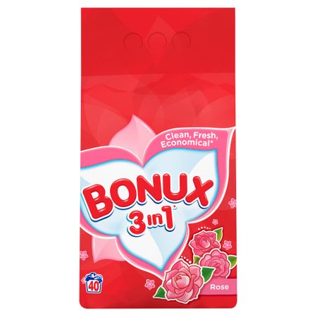 Detergent automat Bonux 3 in 1 Roses 4kg