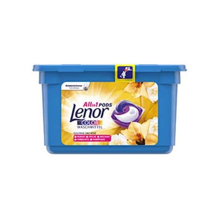 Detergent capsule Lenor Color Gold Orchid 11 spalari