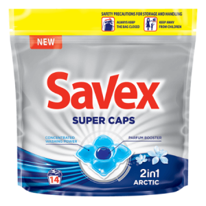 Detergent capsule Savex 2 in 1 Arctic 14 spalari