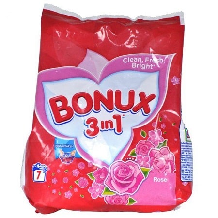 Detergent manual Bonux 3 in 1 Rose 400g