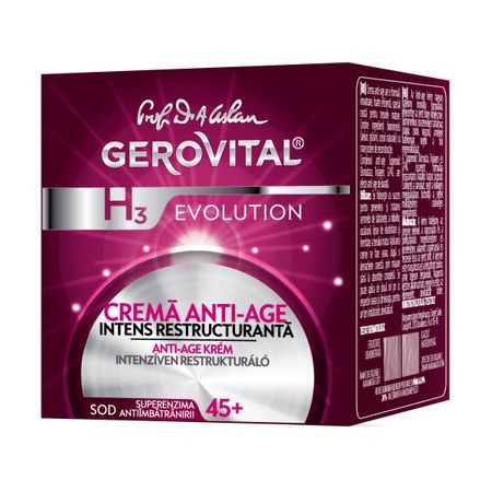 Crema anti-age intens restructuranta - GEROVITAL H3 EVOLUTION 50 ml