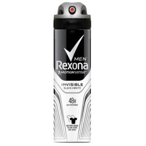 Deodorant antiperspirant spray Rexona Invisible Black&White Barbati 150ml
