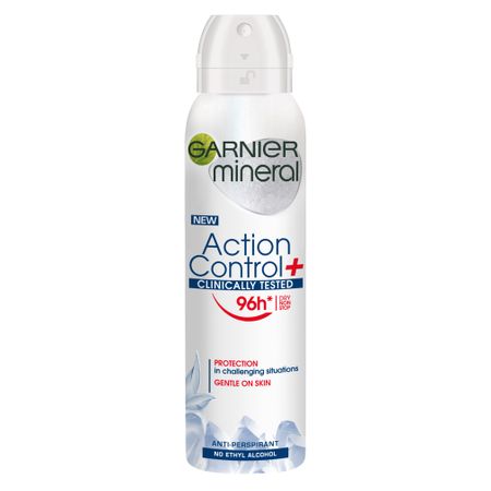 Deodorant spray Garnier Action Control, testat clinic, femei, 150 ml
